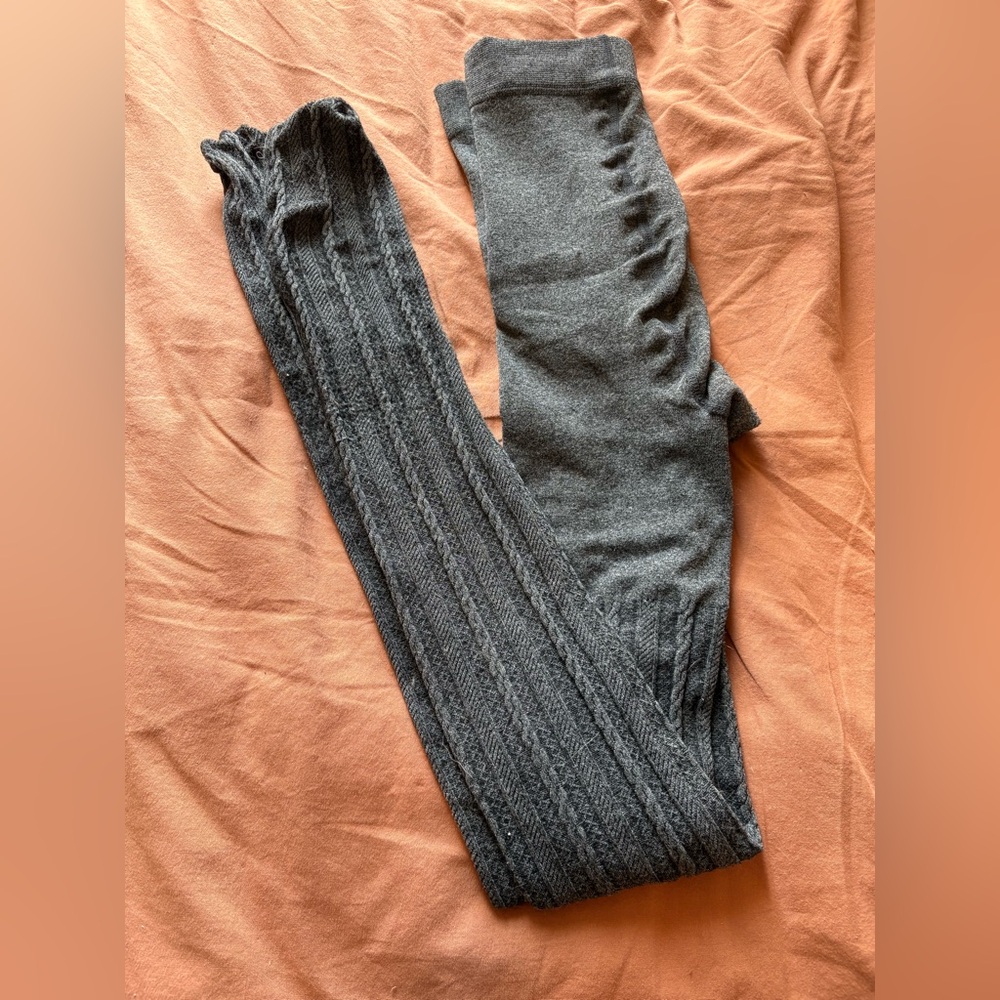 a new day Grey Women’s Fleece Leggings/Tights